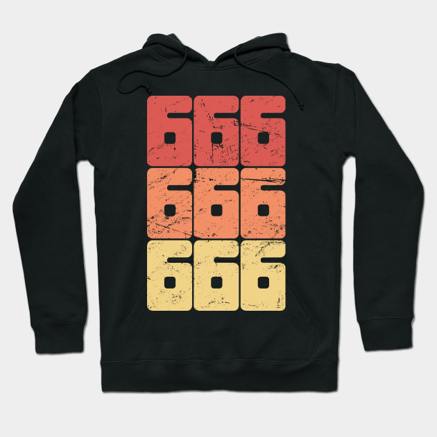 Retro 666 Satanic Text
